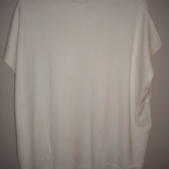Cyrus Women's Plus Size XXL Cream Sleeveless Tunic Sweater NWT - Picture 5 of 5